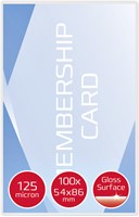 Lamineerhoes GBC creditcard 54x86mm 2x125micron 100 stuks-2