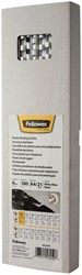 Binding spine Fellowes 6mm 21rings A4 white 100 pcs