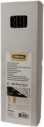 Tie back Fellowes 8mm 21rings A4 black 100 pcs