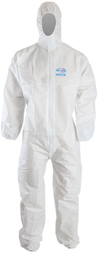 ChemDefend 100 Wit Type 5+6, 3XL Chemdefend 100 Disposable Coverall Type 5+6