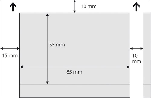 Cartes de visite Sigel 85x55mm 225g bords lisses blanc 100 pièces-3