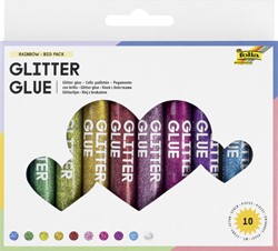 Glitter glue Folia 9.5ml 10 colors