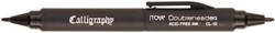 Feutre-calligraphe Itoya CL10 1,5mm-3mm noir