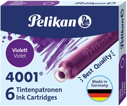 Cartouche d'encre Pelikan 4001 violet 6 pièces