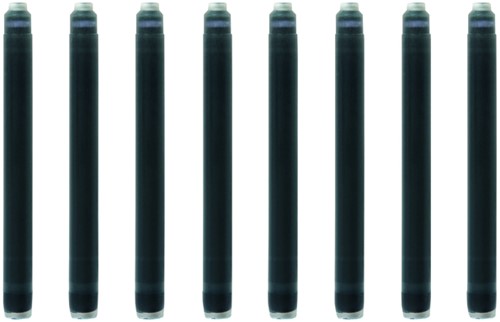 Inktpatroon Waterman nr 23 lang zwart pak à 8 stuks-2