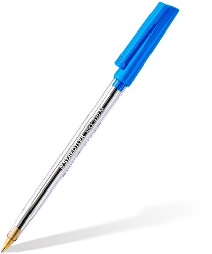 Stylo bille Staedtler Stick 430 Medium bleu-2