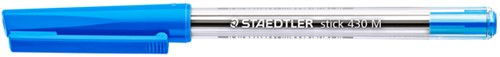 Stylo bille Staedtler Stick 430 Medium bleu-3