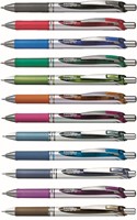 Gelschrijver Pentel BL77 Energel medium rood-2