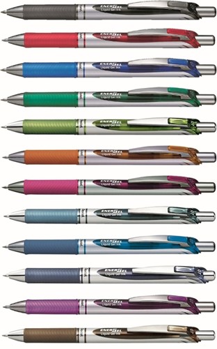 Roller gel Pentel BL77 EnerGel Medium noir-2