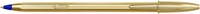 Stylo bille BIC Cristal Gold Medium or boîte 20 pièces