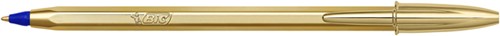 Stylo bille BIC Cristal Gold Medium or boîte 20 pièces