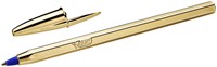 Stylo bille BIC Cristal Gold Medium or boîte 20 pièces-2