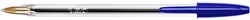 Stylo bille BIC Cristal Medium bleu boîte transparente