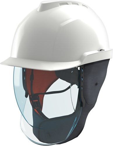 MSA V-Gard 950 Class 2 Ongeventileerde Veiligheidshelm Wit  - AntikrasAntidamp (AS)(AF)