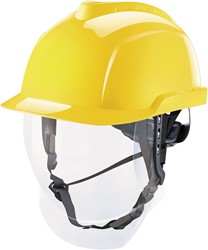 MSA V-Gard 950 Ongeventileerde Veiligheidshelm Geel  - AntikrasAntidamp (AS)(AF)