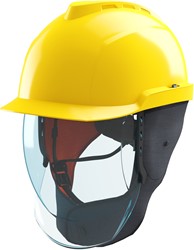 MSA V-Gard 950 Class 2 Ongeventileerde Veiligheidshelm Geel  - AntikrasAntidamp (AS)(AF)