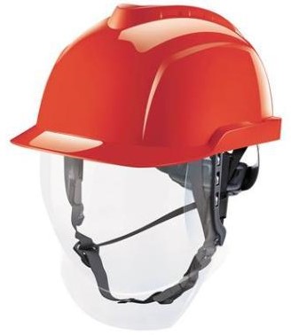 MSA V-Gard 950 Ongeventileerde Veiligheidshelm Rood  - AntikrasAntidamp (AS)(AF)