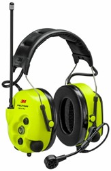 3M Peltor WS LiteCom+ MT73H7A4410EU Peltor WS LiteCom+ Gehoorkap MT73H7A4410EU