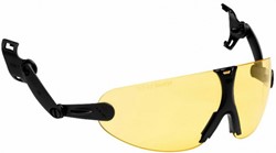 3M Peltor V9A Geïntegreerde Veiligheidsbril Geel