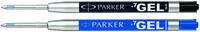 Recharge encre gel Parker Quink Medium bleu blister 1 pièce-1