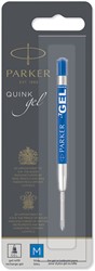 Recharge encre gel Parker Quink Medium bleu blister 1 pièce