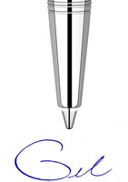 Recharge encre gel Parker Quink Medium bleu blister 1 pièce-2
