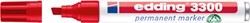 Marqueur edding 3300 biseau 1-5mm rouge