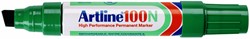 Marqueur Artline 100 biseauté 7,5-12mm vert