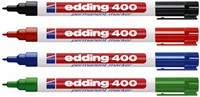 Marqueur edding 400 ogive 1mm rouge-2