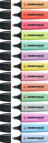 Surligneur STABILO BOSS Original 70/144 pastel jaune-2