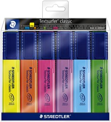 Surligneur Staedtler 364 Textsurfer assorti 6 pièces