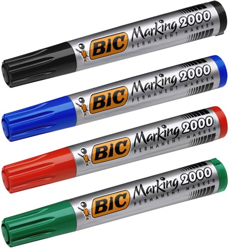 Feutre BIC 2000 ECOlutions ogive Large noir-2