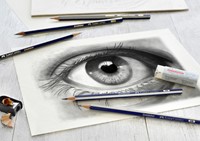 Crayon Faber-Castell 6 duretés inclus taille-crayon et gomme-3