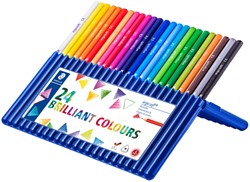 Crayons de couleur Staedtler Ergosoft triangulaire assorti 24pcs