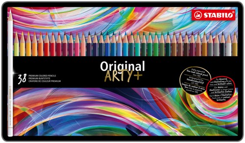 Crayon de couleur STABILO 8778 Original Arty assorti boîte 38 pièces