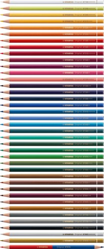 Crayon de couleur STABILO 8778 Original Arty assorti boîte 38 pièces-3