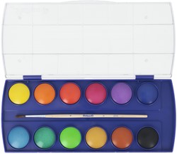 Boîte Aquarelle Pelikan 721324 12 couleurs assorti