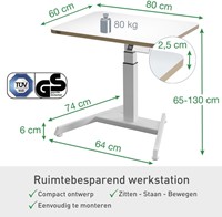 Zit-Sta bureau Leitz Ergo Elektrisch compact-8