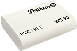 Gomme crayon Pelikan WS30 tendre 37x30x9mm blanc