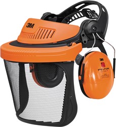 3M Peltor G500 Combinatieset Bosbouw Met 5J-1 Vizier Oranje