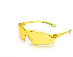 Univet v.bril 516.01.20.03 geel Univet 516 yellow contrast Veiligheidsbril