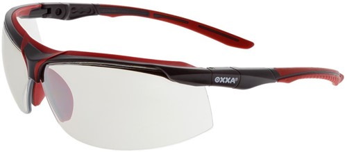 OXXA Culma 8212 Safety Glasses Red - Anti-scratch Anti-fog (AS)(AF)