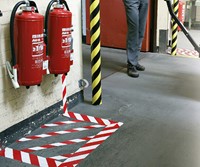 Ruban de signalisation tesa® Signal Universal 66mx50mm rouge/blanc-2