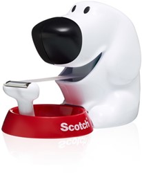 Dévidoir Scotch C31 Chien + 1 rouleau 7,5mx19mm