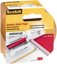 Plakband Scotch universeel dubbelzijdige 50mmx7m