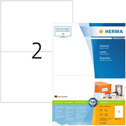 Etiquette HERMA Premium 4628 210x148mm A5 blanc 400 pièces