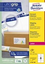 Etiquette Avery L7165-100 99,1x67,7mm opaque blanc 800 pcs