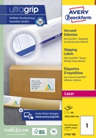 Etiquette Avery L7167-100 199,6x289,1mm opaque blanc 100 pcs