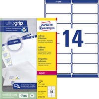 Etiquette Avery L7163-250 99,1x38,1mm blanc 3500 pièces-2