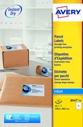 Etiquette Avery J8167-25 199,6x289,1mm blanc 25 pièces